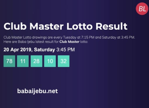 Babaijebu Clubmaster Result